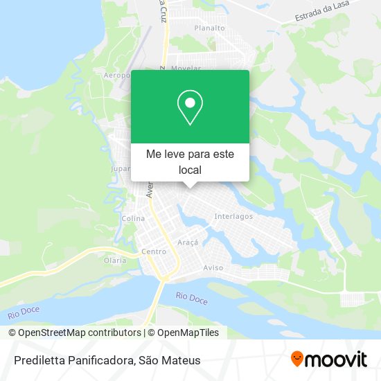 Prediletta Panificadora mapa