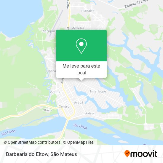 Barbearia do Eltow mapa