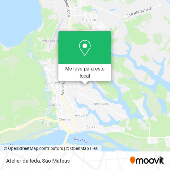 Atelier da Ieda mapa