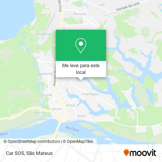 Car SOS mapa