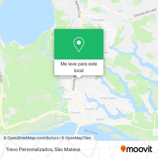 Trevo Personalizados mapa