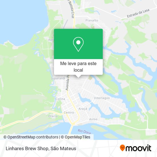 Linhares Brew Shop mapa