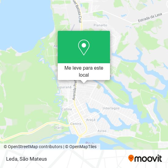 Leda mapa