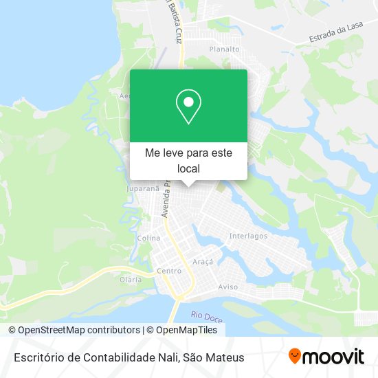 Escritório de Contabilidade Nali mapa