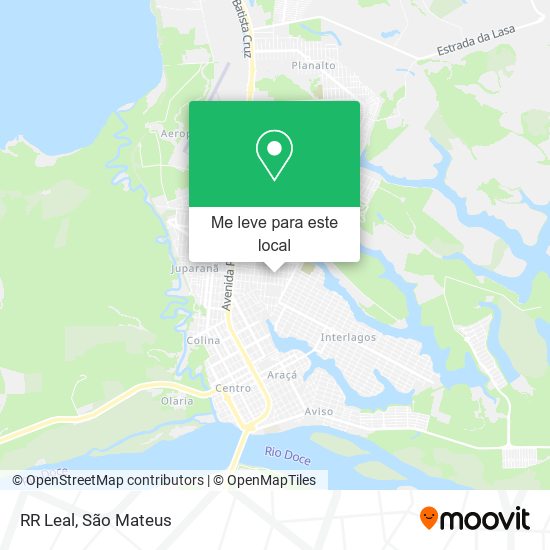 RR Leal mapa