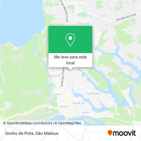 Sonho de Pote mapa