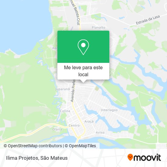 Ilima Projetos mapa