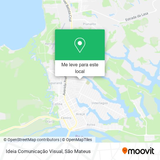 Ideia Comunicação Visual mapa