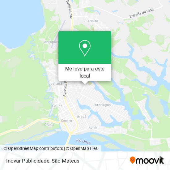 Inovar Publicidade mapa