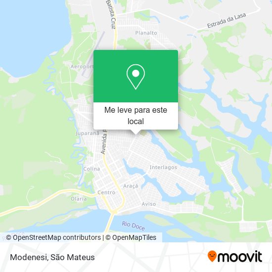 Modenesi mapa