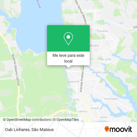 Oab Linhares mapa