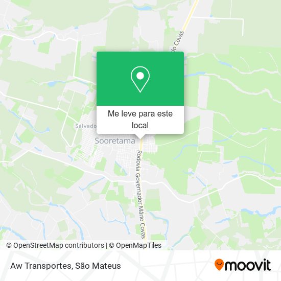 Aw Transportes mapa
