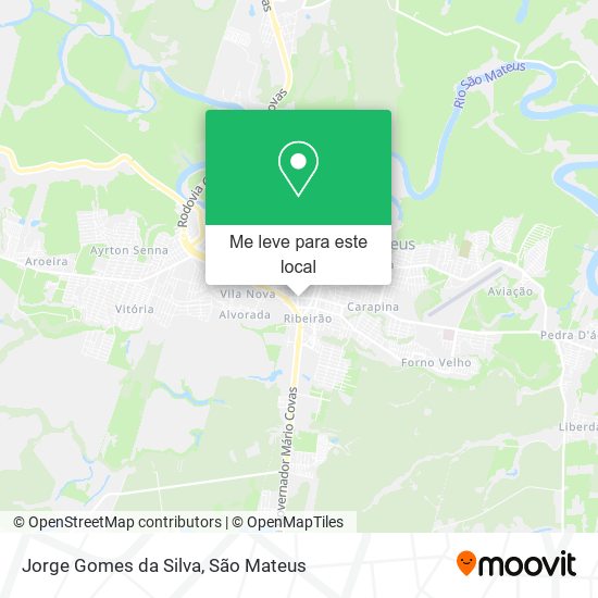 Jorge Gomes da Silva mapa