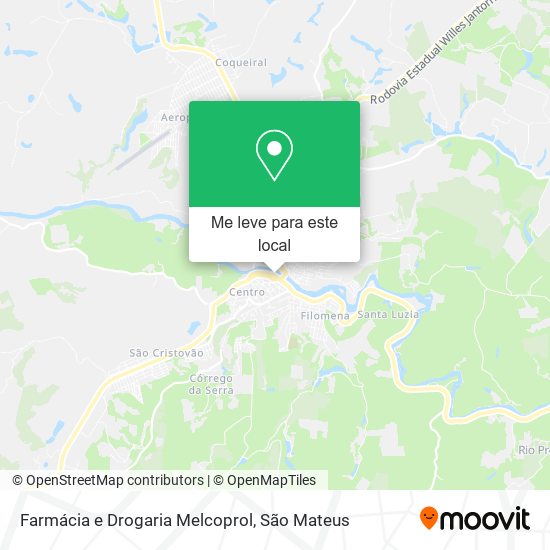 Farmácia e Drogaria Melcoprol mapa