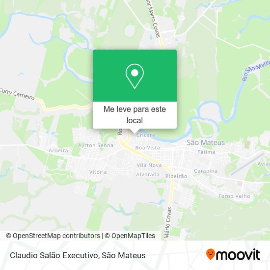 Claudio Salão Executivo mapa