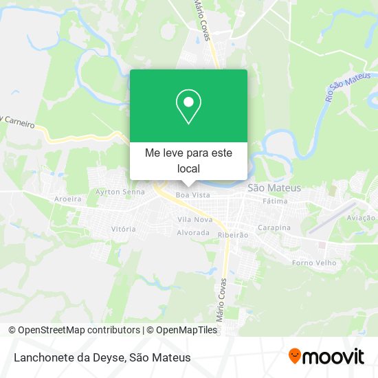 Lanchonete da Deyse mapa