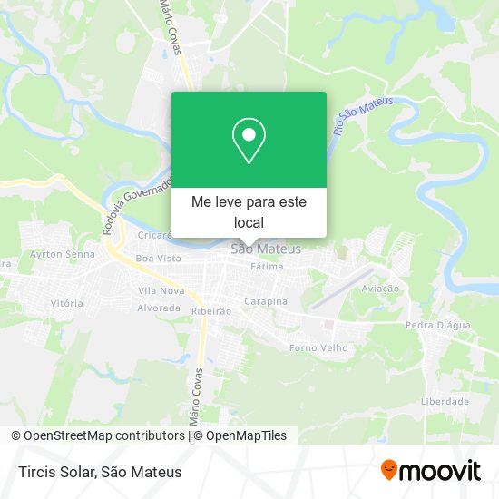 Tircis Solar mapa