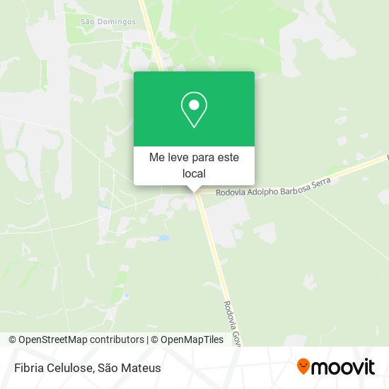 Fibria Celulose mapa