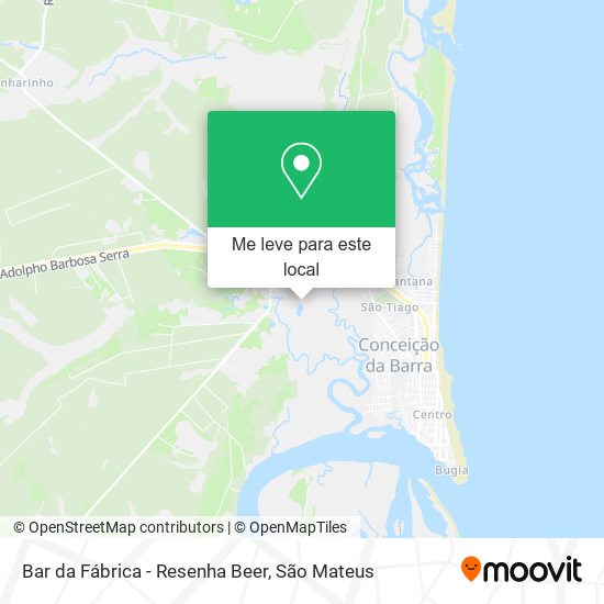 Bar da Fábrica - Resenha Beer mapa