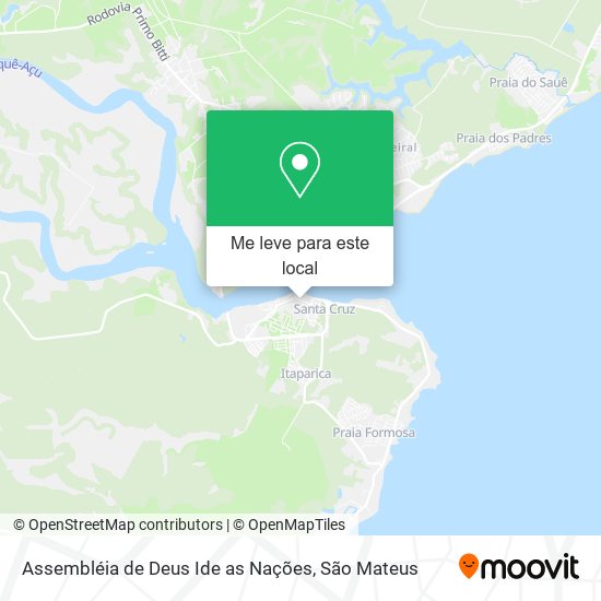 Assembléia de Deus Ide as Nações mapa