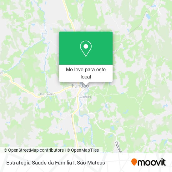 Estratégia Saúde da Família I mapa