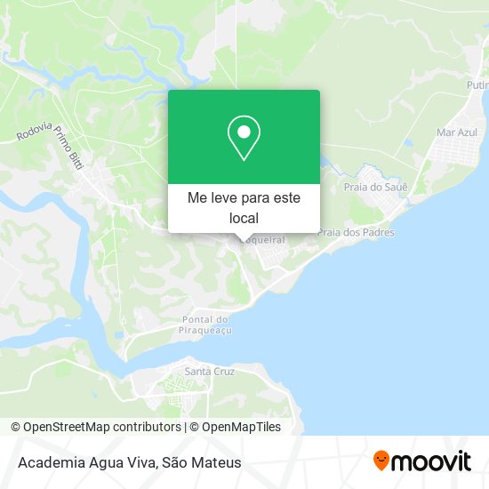 Academia Agua Viva mapa
