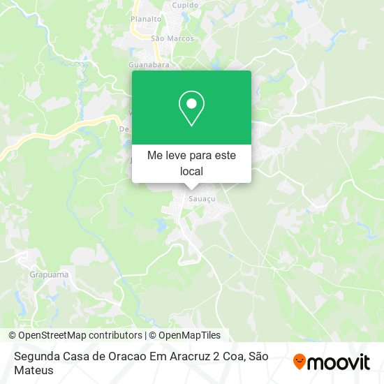 Segunda Casa de Oracao Em Aracruz 2 Coa mapa