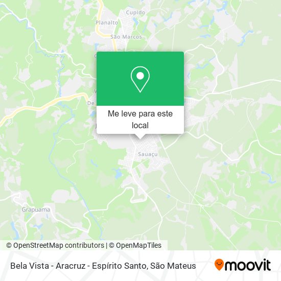 Bela Vista - Aracruz - Espírito Santo mapa