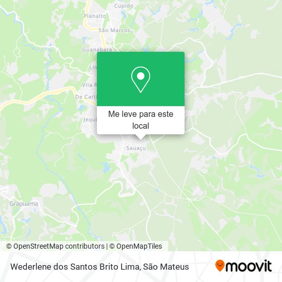 Wederlene dos Santos Brito Lima mapa