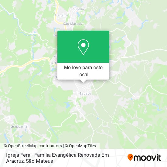 Igreja Fera - Família Evangélica Renovada Em Aracruz mapa
