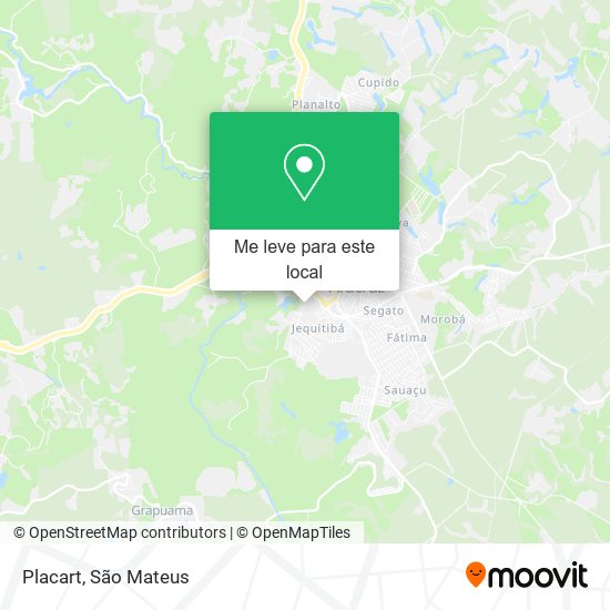 Placart mapa