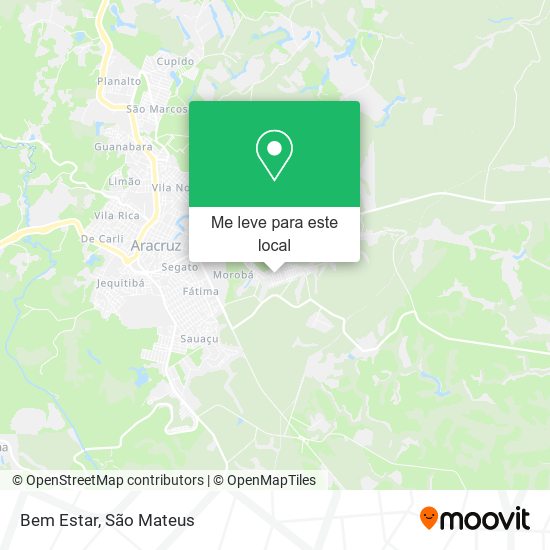 Bem Estar mapa