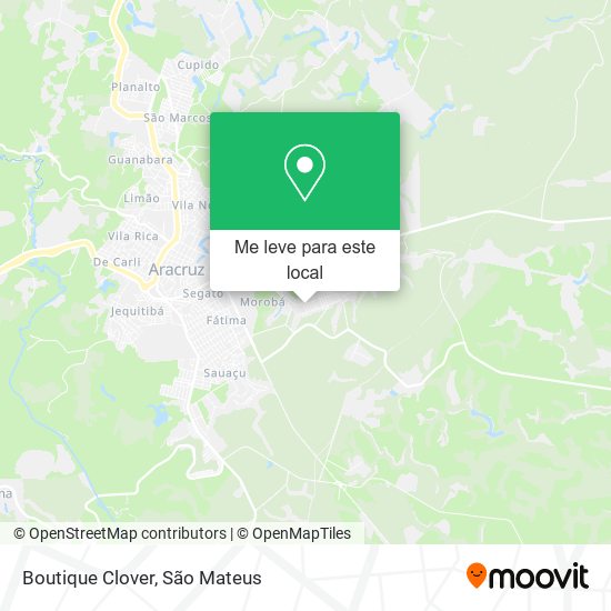 Boutique Clover mapa