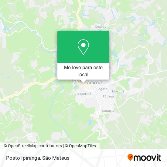 Posto Ipiranga mapa