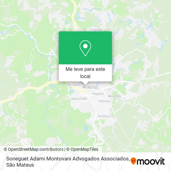 Soneguet Adami Montovani Advogados Associados mapa