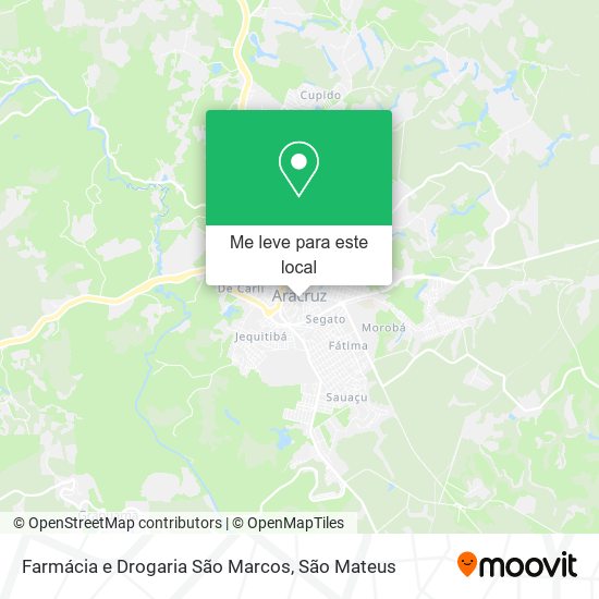 Farmácia e Drogaria São Marcos mapa