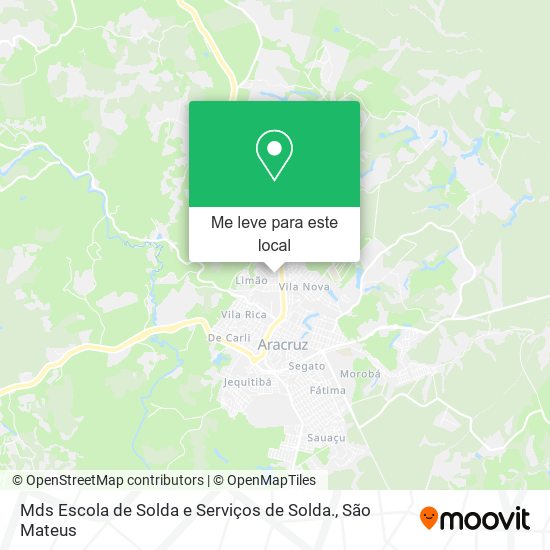 Mds Escola de Solda e Serviços de Solda. mapa