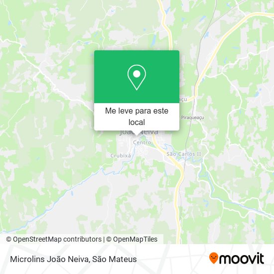 Microlins João Neiva mapa