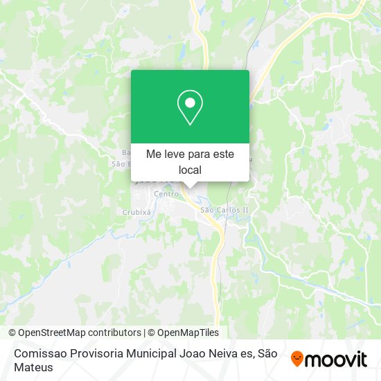 Comissao Provisoria Municipal Joao Neiva es mapa