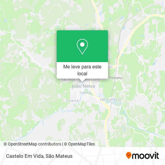 Castelo Em Vida mapa