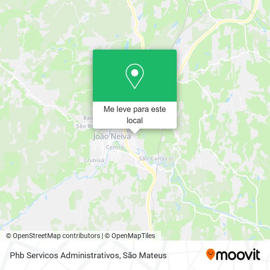 Phb Servicos Administrativos mapa