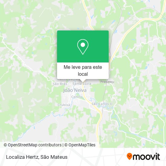 Localiza Hertz mapa