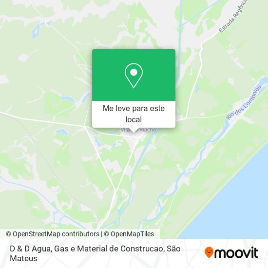 D & D Agua, Gas e Material de Construcao mapa