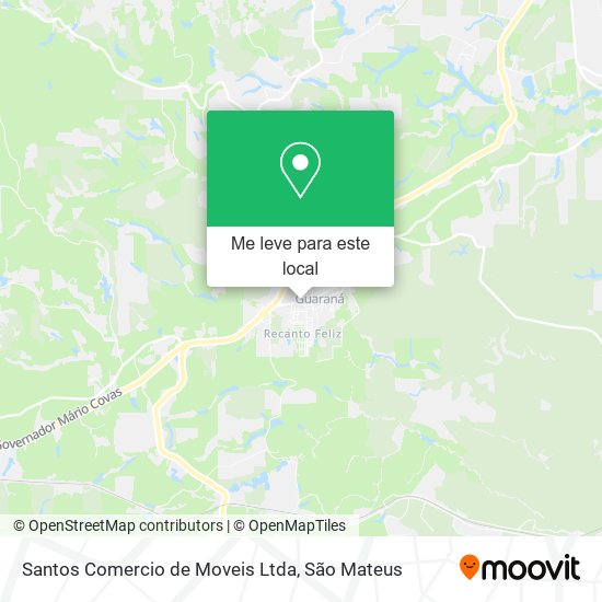 Santos Comercio de Moveis Ltda mapa