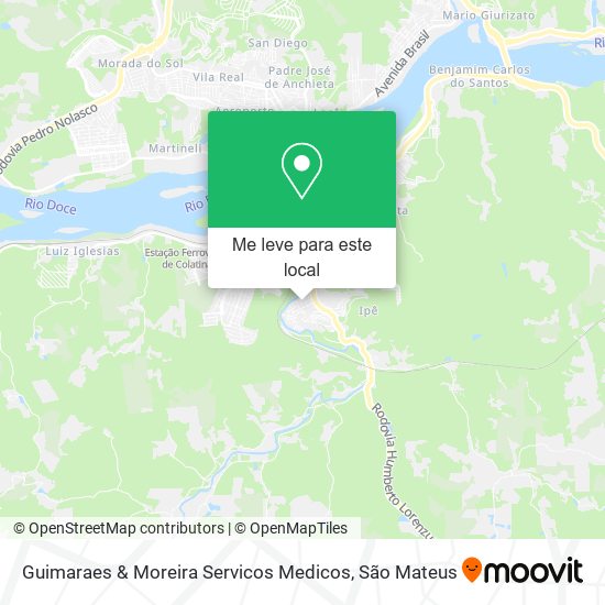 Guimaraes & Moreira Servicos Medicos mapa