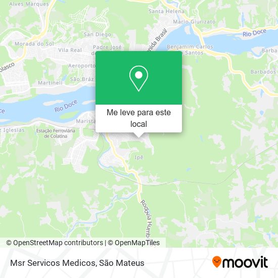 Msr Servicos Medicos mapa