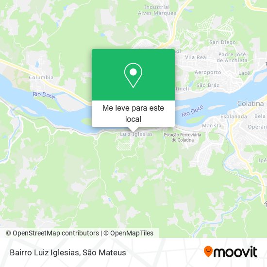 Bairro Luiz Iglesias mapa