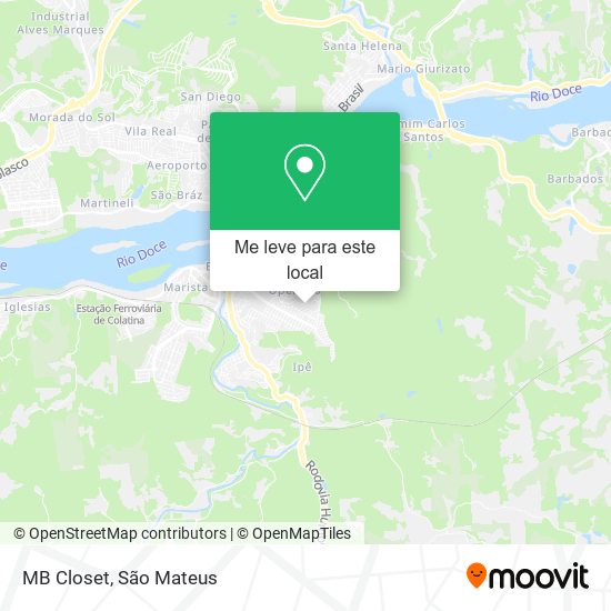 MB Closet mapa