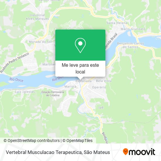 Vertebral Musculacao Terapeutica mapa