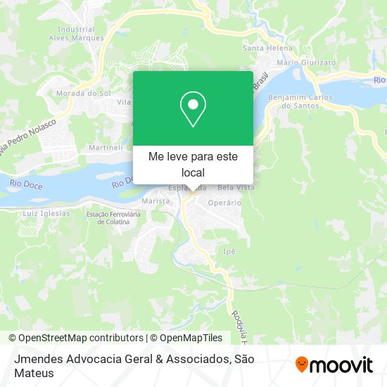 Jmendes Advocacia Geral & Associados mapa